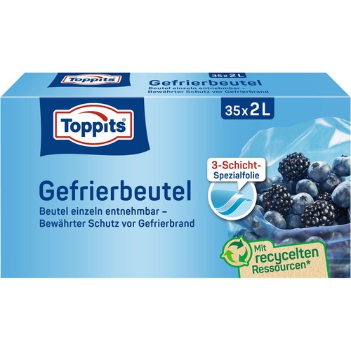 Toppits gefrierbeutel fach - gefrierbeutel, 3-fach