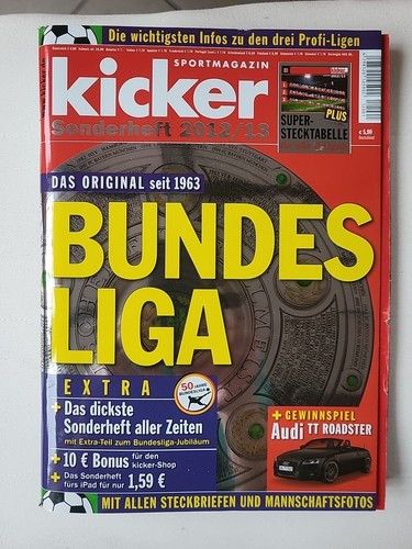 Kicker sonderheft bundesliga - sonderheft,
