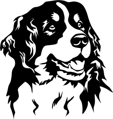 Berner sennenhund aufkleber - berner,