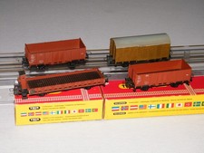 Trix Express H0 4x Güterwagen