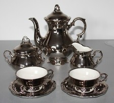 Waldershof Bavaria Mokkaservice f. 2 Pers. - Tete-a-tete Dejeuner 50er Jahre