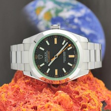 Rolex Milgauss Stahl Automatik Ref : 116400GV mit Rolex Box & Papiere von 2009