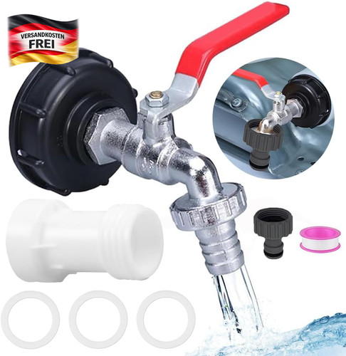 Wasserhahn für 1000l ibc - wasserhahn,
