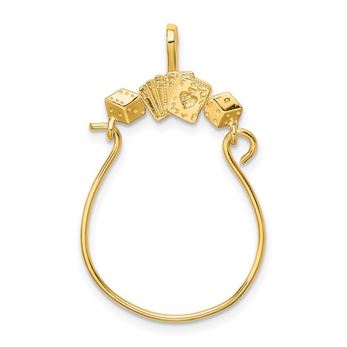 14k gelbgold poker hand - 14k,