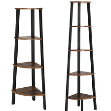 Vintage 4/5 Ablagen Eckregal