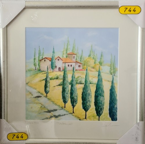 Gemälde aquarell toskana - gemälde, „toskana