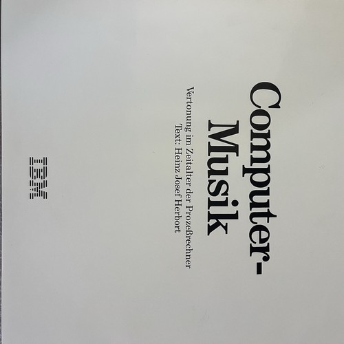Ibm computer musik vinyl - computer-musik,