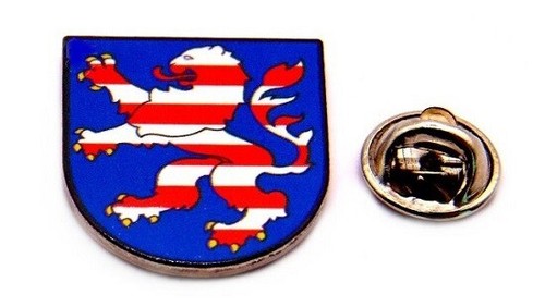 Hessen wappen pin - wappen, anstecker