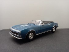 1:24 Motormax Chevrolet Chevy Camaro SS Metallic Blau 1967 Modellauto 