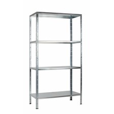 SCHULTE Regalwelt Steckregal, 4 Fachböden, 180x90x40 cm (HxBxT), verzinkt