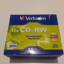 Verbatim 12x Cd-rw Media -