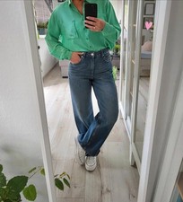 Seidenbluse Grün 42