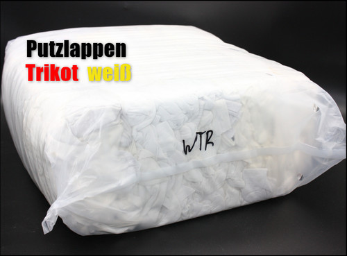 Putzlappen weiß trikot - putzlappen,