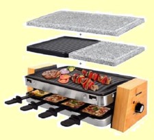 RACLETTE GRILL-Set LUGANO mit