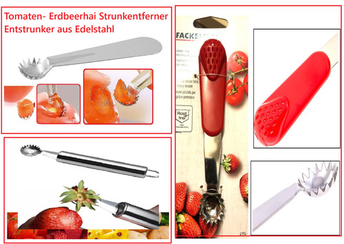 Edelstahl tomaten entkerner - edelstahl,