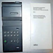 BRAUN RC1 Fernbedienungsgeber -Guter Zustand - Funktion geprüft