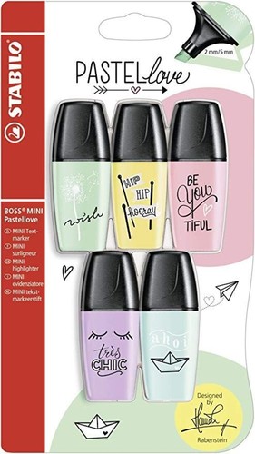 Stabilo boss mini pastellove - stabilo,