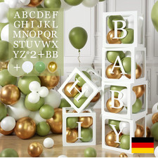 Salbeigrüne Baby-Box mit 54