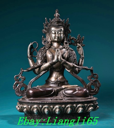 Tibet bronze silber 4 - tibet, 4-arm