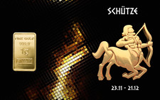 1,0 Gramm Feingold Motiv-Karte