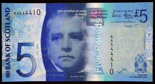 Bank scotland 2007 - of,