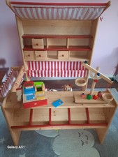 Pinolino 222103 Kaufladen Verkaufsstand Kaufmannsladen Emma Holz natur PU3