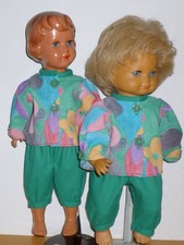 2 tlg. Anzug-für-z.B.- Schlummerle-38 cm-Schildkröt-Pup.-ca-40cm