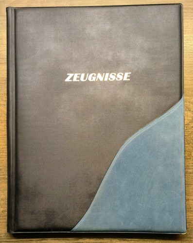 Idena zeugnismappe din blau - idena,