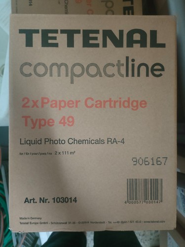 Tetenal paper cartriges - paper,