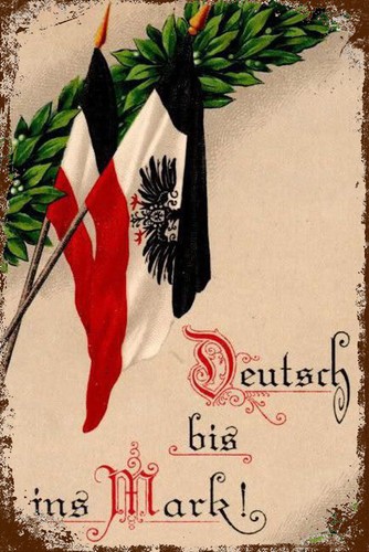 Retro blechschild deutsch bis - retro,