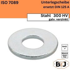 ISO 7089 Scheiben Stahl gal