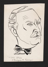 Peter Voß Film cinema Schauspieler actor Portrait Zeichnung Trautschold