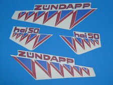 Zündapp Hai 50 rot/blau Dekorebogen  Dekore Aufkleber 448-111.135 Typ 448