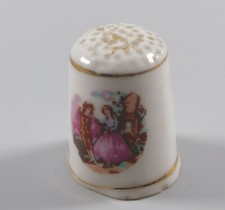 Porzellan Fingerhut Watteau