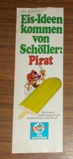Seltene Werbung Schöller EIS-PIRAT - Die leckere Erfrischung 1979