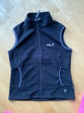 Jack Wolfskin Fleeceweste, Schwarz, Gr. M, getragen,