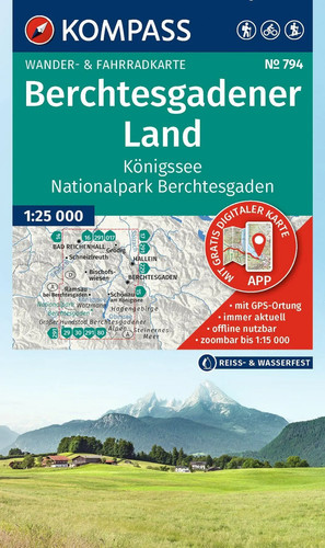 Kompass wanderkarte 794 - kompass,