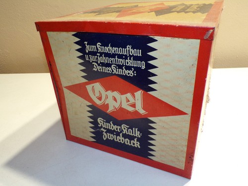 Blechdose opel kinder kalk - blechdose,