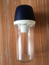 Mixer Tupperbecher Mixbecher blau weiß Tupperware Vintage 2000 er Schüttel Mix