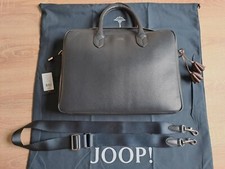 JOOP ! CHIARA Hanni Leder Messenger  Akten TASCHE BLAU Business Shopper  NP 349€