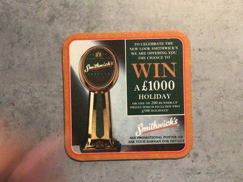 Bierdeckel smithwick win - smithwick´s,