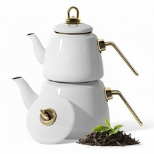 Emaille Teekanne Set 1L+2L