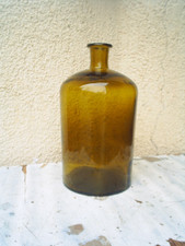 Alter Weinballon Gärballon Glasflasche ca. 5 Liter Glas braun Deko