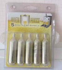 BIER MAXX CO2 Kapseln 5er Packung Bierzapfanlage Zapfanlage