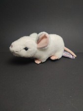 Kuschelwuschel | Maus | weiß | Stofftier | 25 cm | Stofftier | Plüschtier | 