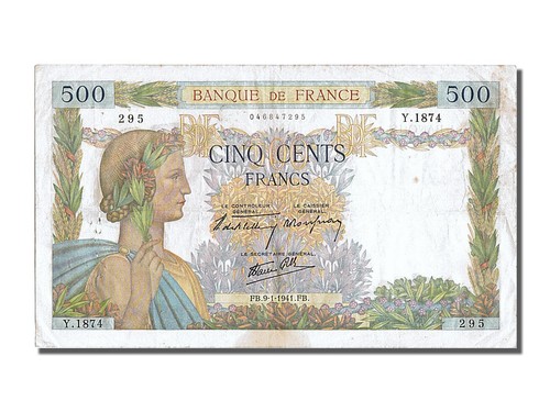 Geldschein frankreich 500 - geldschein,,