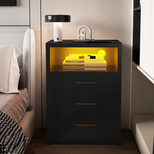Nachtschrank nachttisch led - nachttisch,