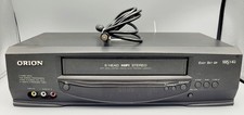 Vintage VHS Recorder ORION 6 HEAD HiFi STEREO , EASY SET UP SOFT DRIVE CONTROL