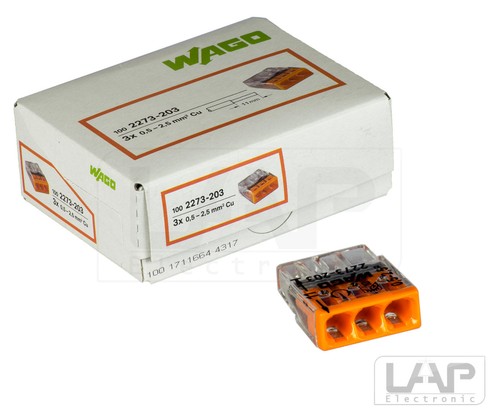 Wago 2273 203 klemmen - 2273-203,