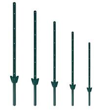 Zaunpfosten Zaunanker Zaunhalter Grün für Sechseckgeflecht und Volierendraht
